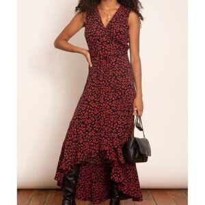 Ganni Floral Wrap Dress
